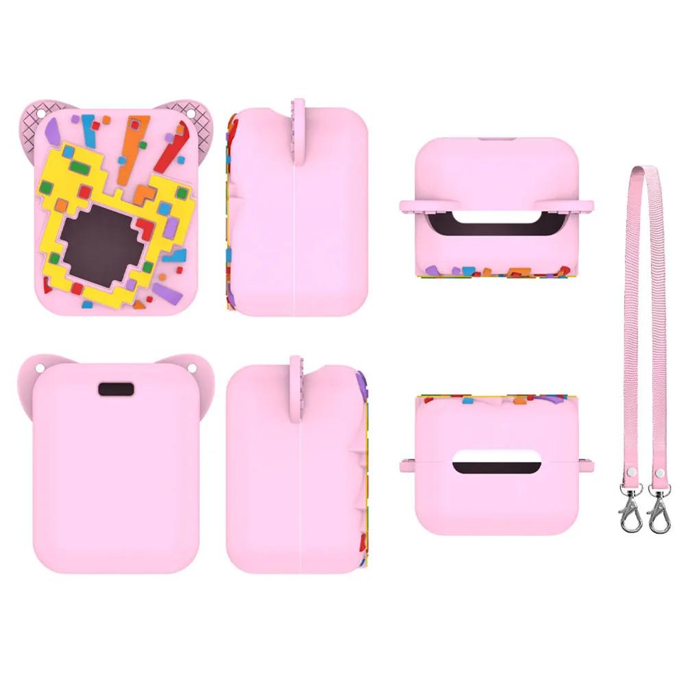 Silicone Cover Case Washable Protective Skin Sleeve with Lanyard Wateproof Protective Cover For Bitzee Magicals Interactive Toy