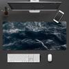 Waves Mouse Pad Large Keyboard Mouse Desk Pad Nonslip Rubber Gaming Mouse Pad Laptop Mouse Carpet