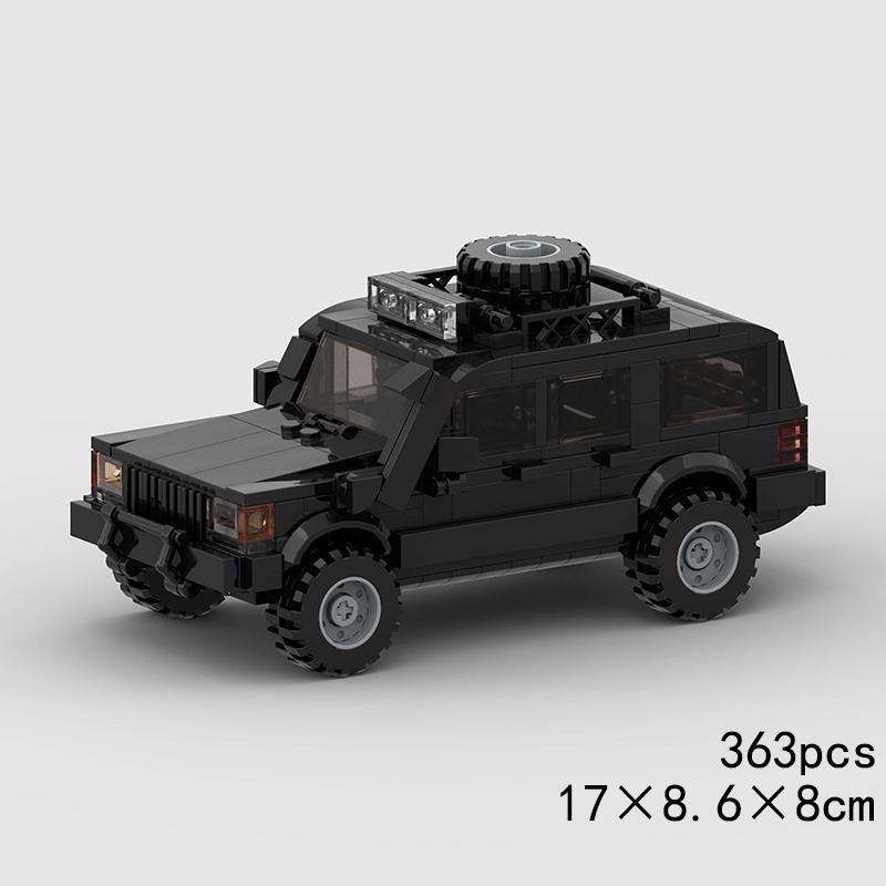 MOC Mașină Off Road Super Curse SUV Model Vehicul Blocuri de Construcție Viteză Raliu Sport Cărămidă de Curse Cadou de Crăciun Jucărie Tehnică de Oraș