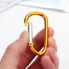 Equipment Multicolor Aluminium Buckle Keychain Climbing Button Camping Hiking Hook Alloy Carabiner