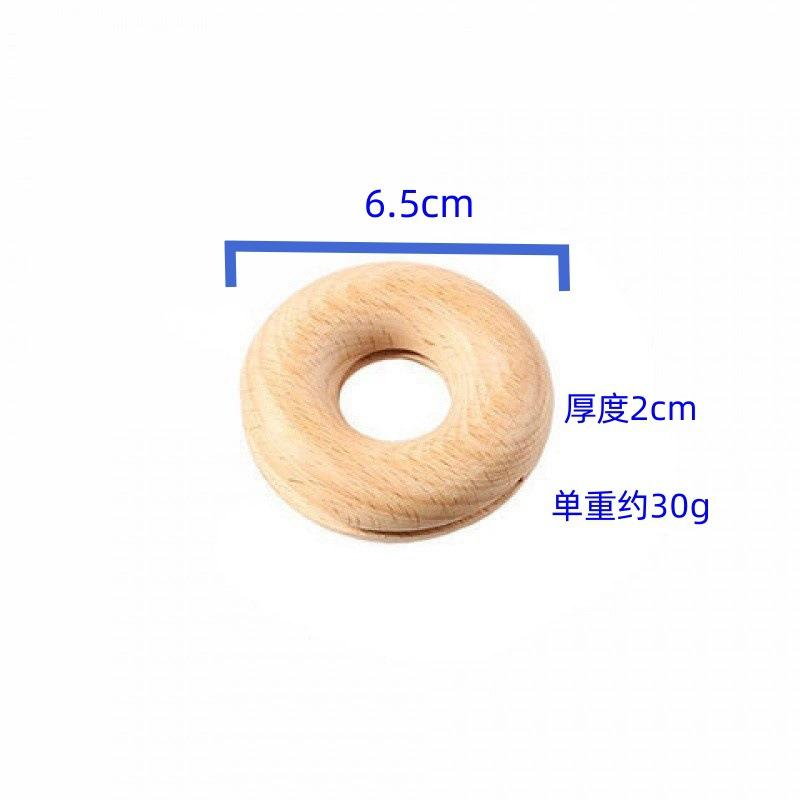 Solid Wood Sealing Clip, Donut Shaped, Vintage, Wooden Sealing Clip, Walnut, Beech Clip, Office, Snack Bag Clip Beech