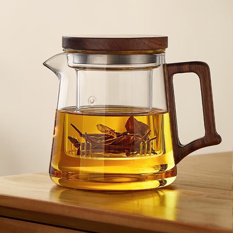 YIHUTEA Glass Teapot with Infuser