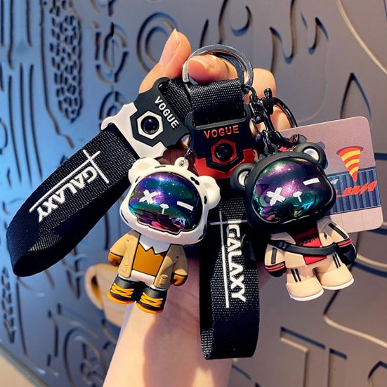 

Кисточки ручной работы против падения Эпоксидная смола ПВХ Симпатичный медвежий рюкзак Подвеска Ювелирные аксессуары