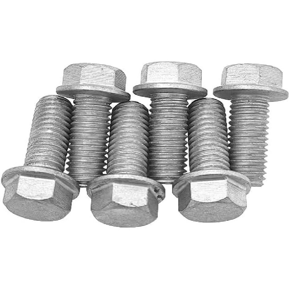 6-teiliges Set Schwungrad-Flexplattenschrauben für GM LS-Motoren LS1, LS2, LS3 (4,8, 5,3, 6,0 l), hochfest, verzinkt