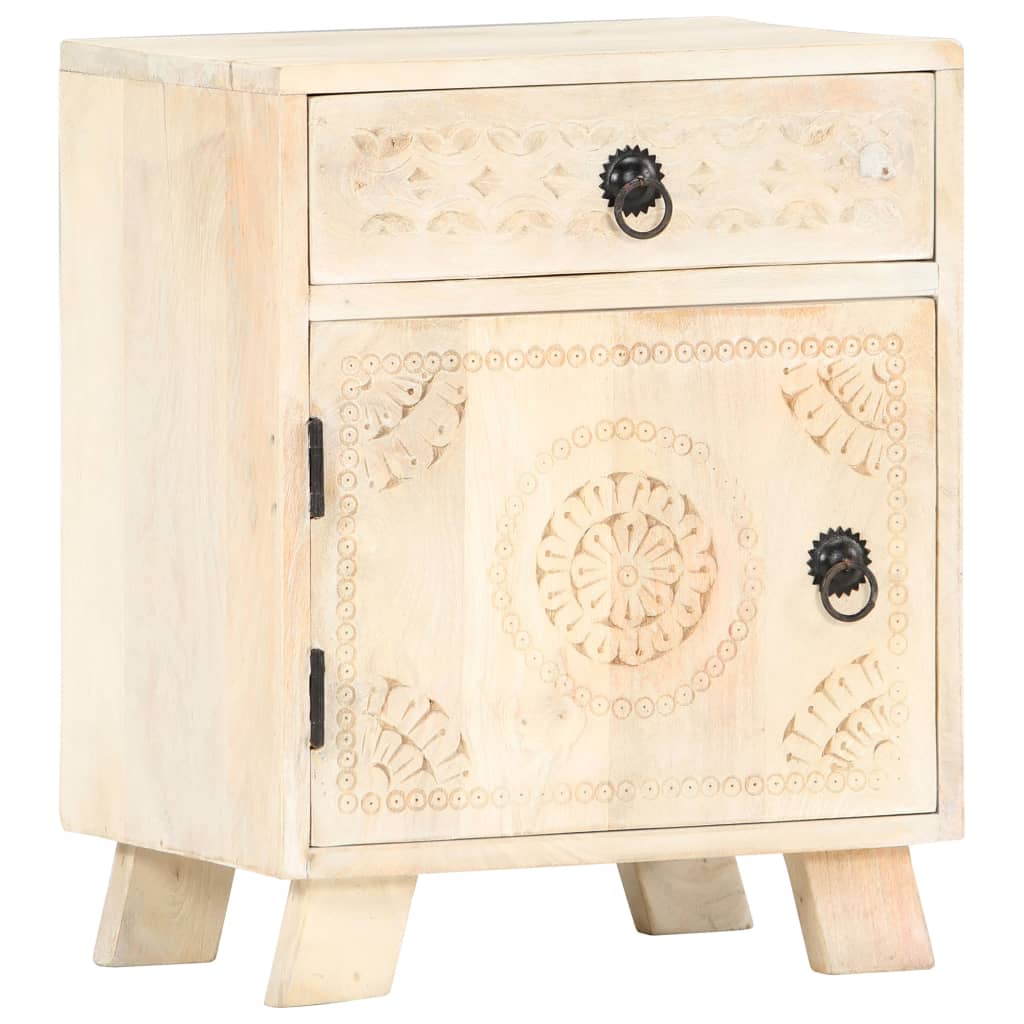 Nightstand 40 x 30 x 50 cm Solid Mango Wood