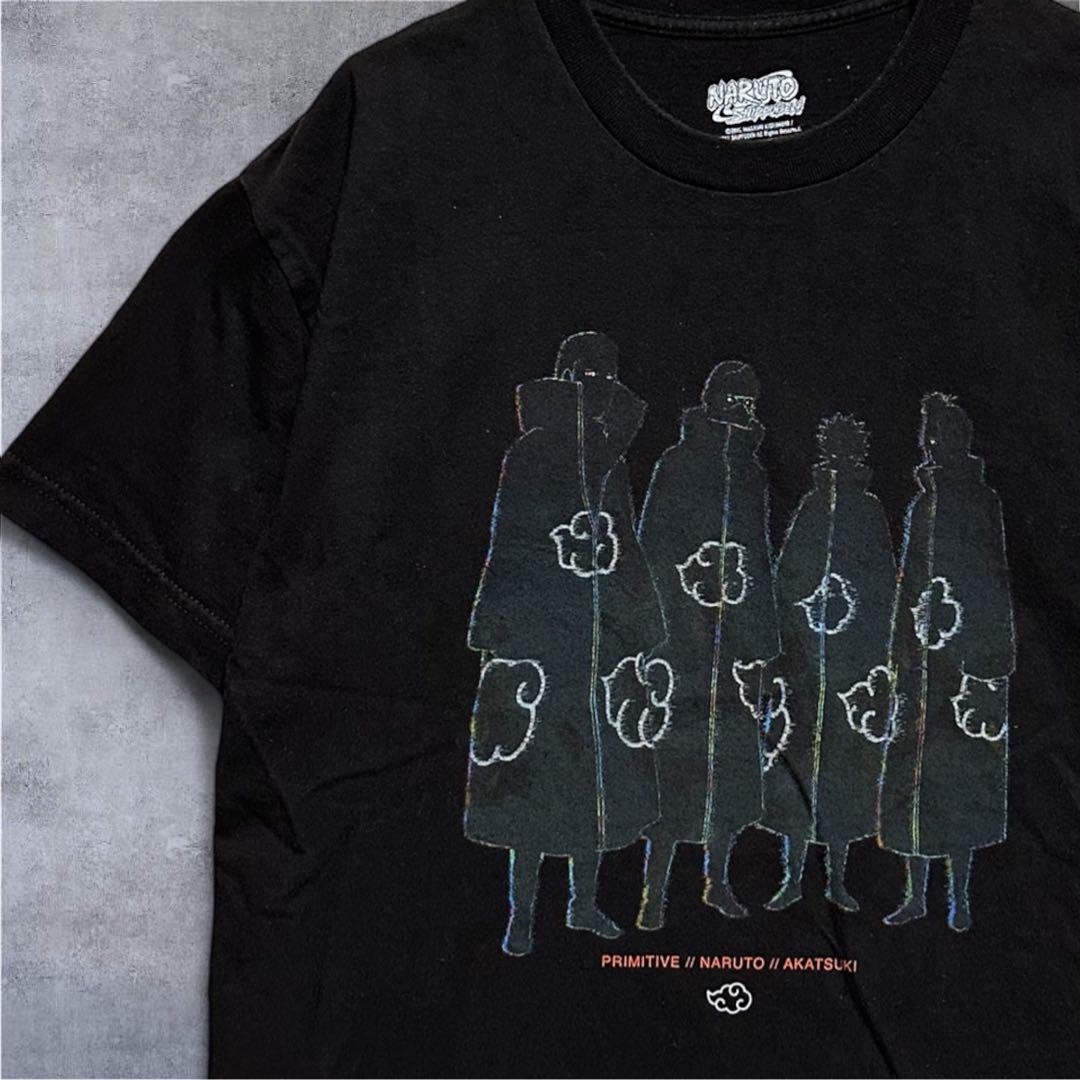 

[USED] Primitive Naruto Akatsuki Anime T-Shirt Black