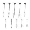 Topsy Tail Hair Tool Dreadlocks Hair Braiding Tool 10Pcs Hair Styling Bead Tool
