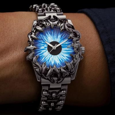 Y2k Red Devil Claw Hot Sell Original Alabaster Style Quartz Watch Men Unisex Hot Medieval Old Unique Creative High Quality Clock