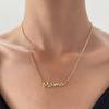 New product factory direct sales Mama mother stainless steel letter necklace Mother's Day jewelry women's wholesale