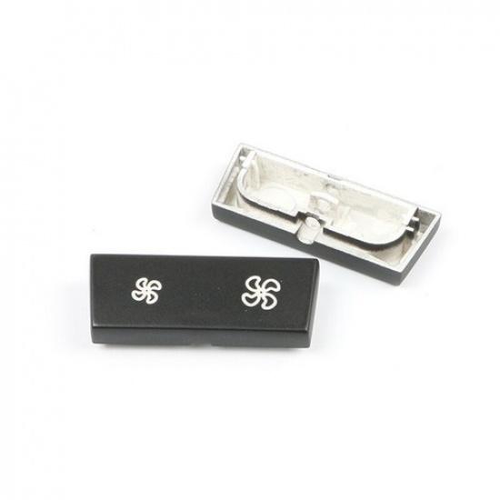 Black Car Front AC Fan Speed Button Replace Button Trim For BMW 3 E90 E92 X1 E84