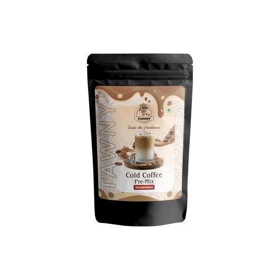TAWNY Cold Coffee Pre-Mix Powder | Instant Cold Coffee Drink Mix | Café-Style Rich & Creamy Taste | Easy to Prepare with Cold Milk (Pack of 3)