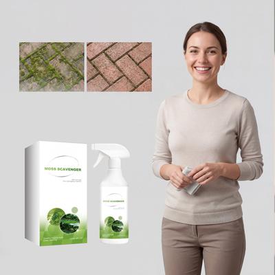 Detergente Rimuovente per Superfici Esterne - Efficace per , , e Licheni su Pavimentazioni, Viali e Tetti - Facile Applicazione
