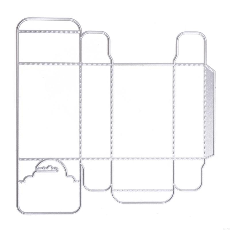 85AD 3D Hanging Hook Candy Gift Box Stitched Metal Cutting Dies Stencil DIY Handmade Folding for Case Embossing Tool Die Cuts