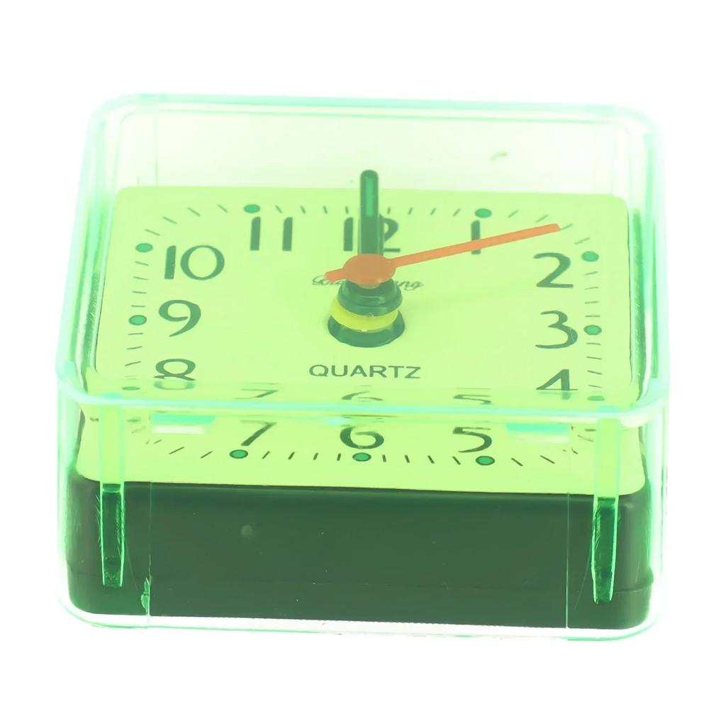 Silent Battery Operated Wake Up Vintage Quartz Bedroom Nightlight Design Analog Non Ticking Alarm Clock Bedside Decoration