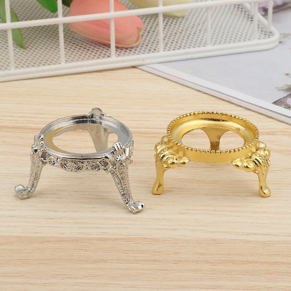 European Style Crystal Ball Holder Glass Sphere Base Egg Support Metal Display Stand Photography Props Desktop Ornaments Gift