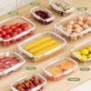 Fruit Storage Containers Fresh Food Containers Fridge Clear Fruit Organizer Refrigerator Multifunctional Meal Prep Lunch Box