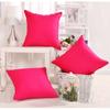 Simple Solid Color Pillowcases Colorful Cushion Cover Candy Color Pillow Case Cover  Car