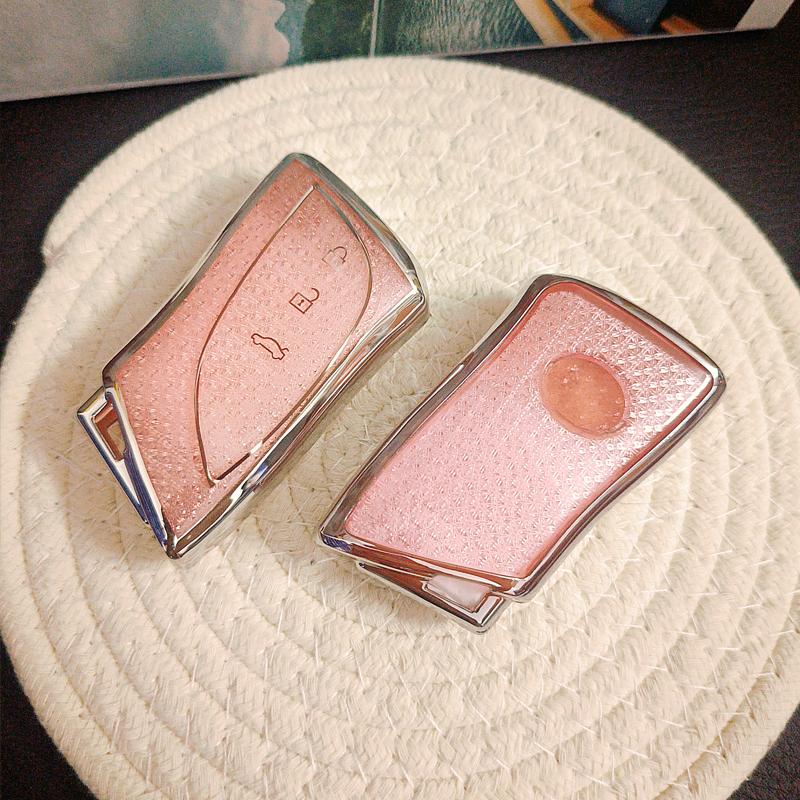 Fashion Pink Diamond For Lexus Nx Es Ux Us Rc Lx Gx Is Rx 200 250H 350H Ls 450H 260H 300H Ux200 3 Button Car Key Case Cover Fob