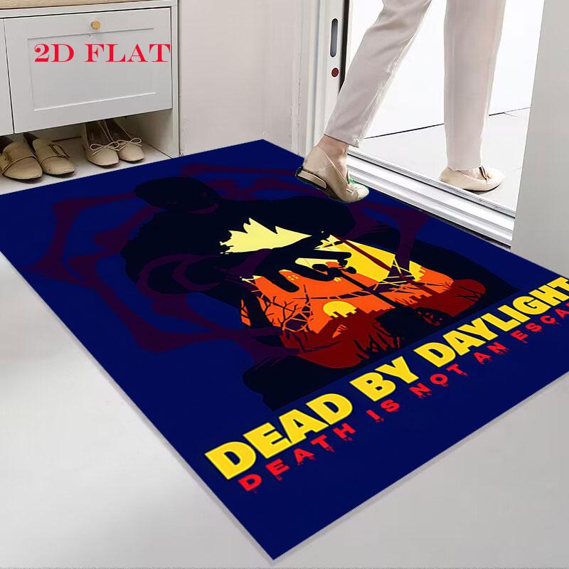 Tappeto Dead by Daylight per Soggiorno Camera da Letto Casa Decorazione Divano, Tappetino Antiscivolo per Giochi Bambini