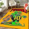 1Pc Punk Rock Rat Fink Rug, Office Carpet Indoor Outdoor Doormat, Non-Slip, Comfortable, Living, Christmas Halloween,  Xmas Gift L1126