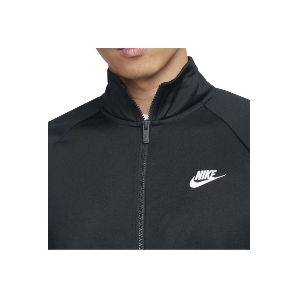 Nike Logo Print Zip-Up Collar Long Sleeve Jacket Men Jacket Black FB7352-010