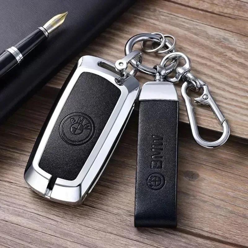 -Autosleutelhoesje Houder Sleutelschaal Voor BMW 1 3 5 7 Serie X1 X3 X4 X5 F10 F15 F16 F20 F30 F18 F25 M3 M4 E34 Sleutelhanger Accessori