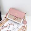 Bred skulderrem Veske Trend Texture Damevesker Utenlandsk skulder Liten firkantet veske Liten Fresh Crossbody Bag