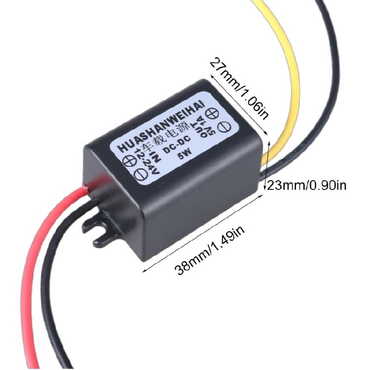 Car Power Regulator, Step Down Converters Module 12V To 5V Conversion Module
