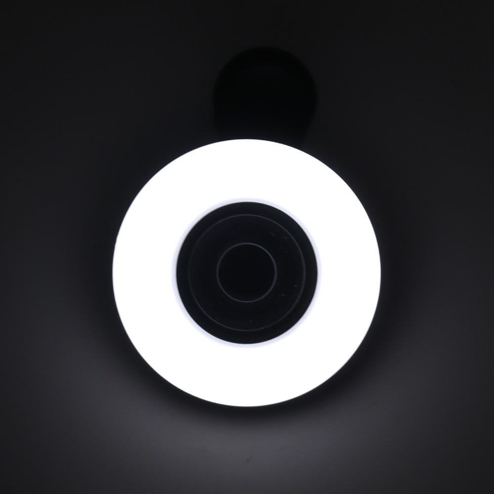 Mini Clip Phone Camera Lens Portable Macro Lens Durable LED Fill Light Photography