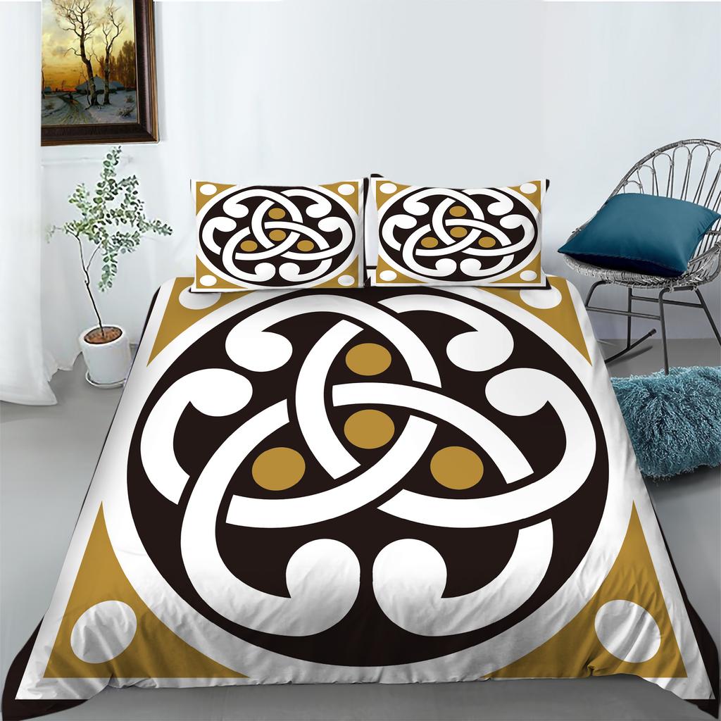 3D Digital Printed Bedding Set, Bedroom Duvet Cover, Family Bedding Set, King Size Bed/double Bed, Home Decoration