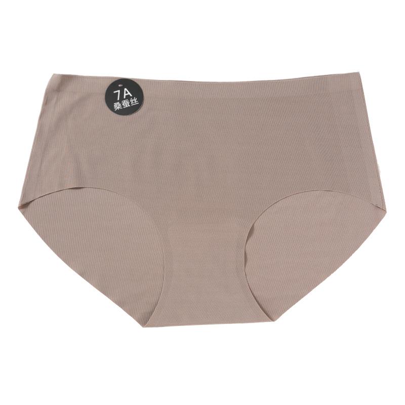 Damen Maulbeerseide Einfarbig Eis Seide Slips Ultradünne Atmungsaktive Slips