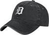 Berretto da Baseball Lettera D di Detroit Cotone Lavato Vintage Regolabile Unisex Cappellino da Papà