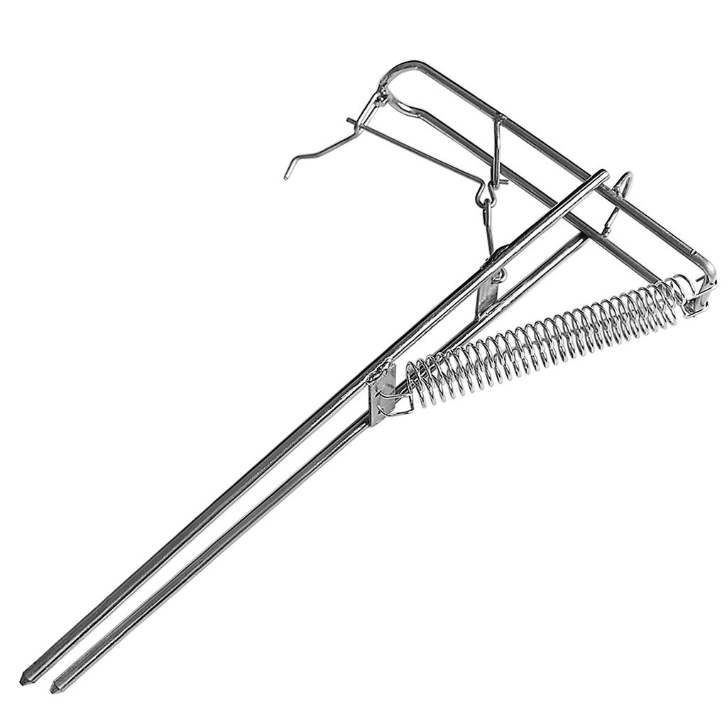 Foldable Automatic Fishing Rod Holder Stainless Steel Fishing Pole Rack Ground Support Bracket