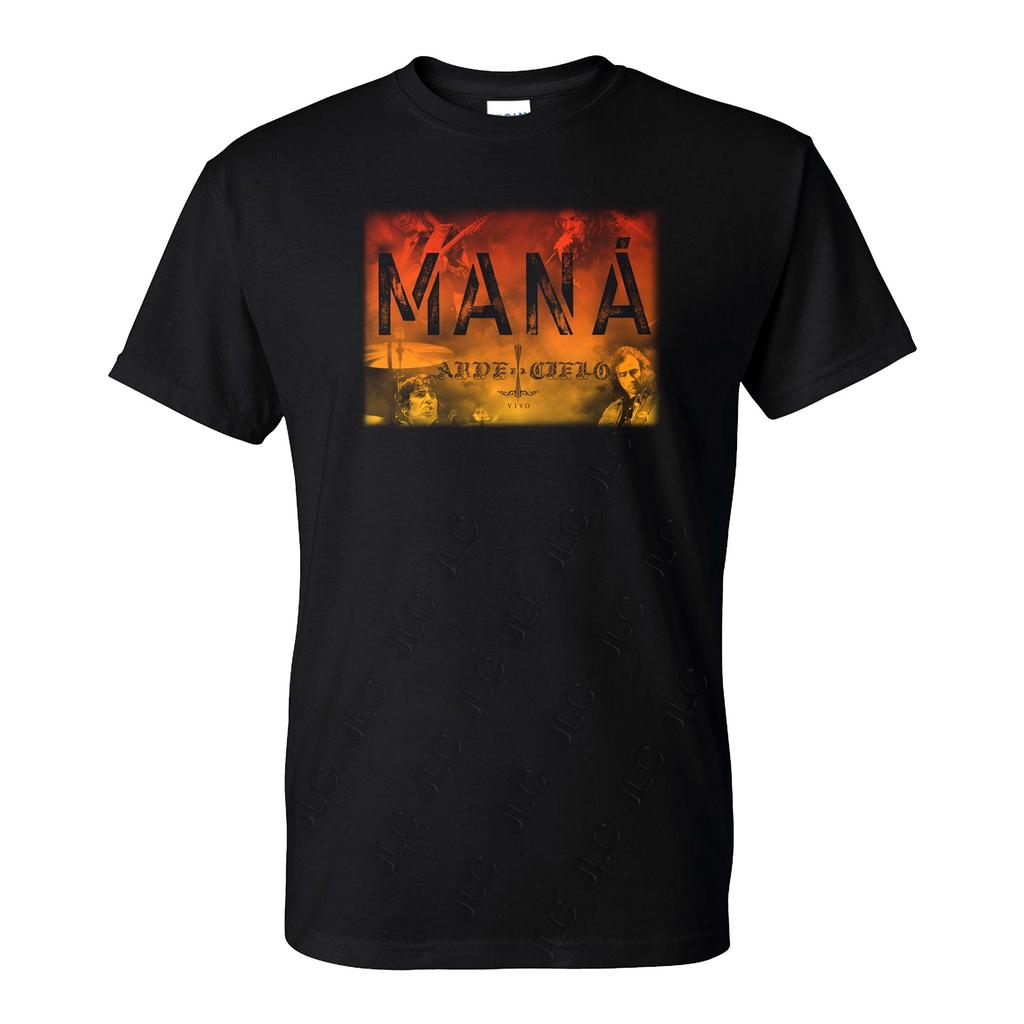 Spanish Rock: Mana A.. The Sky T-Shirt Playera