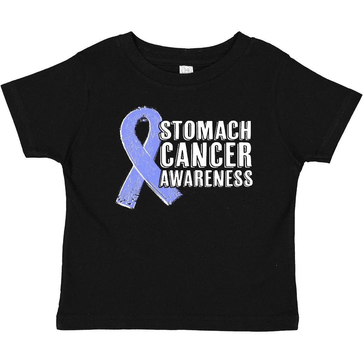Inktastic Stomach Cancer Awareness Baby T-Shirt Purple Light Periwinkle Warrior 100