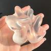 1/6ks Tvarovatelná kokosová olejová mačkací koule Úleva od úzkosti DIY tvarovatelná stresová koule Pomalé zvedání Pružná průhledná koule Senzorická fidget hračka