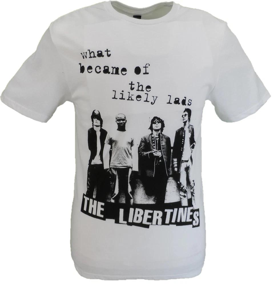 Unisexs White Official The Libertines Likely Lads T Shirt S