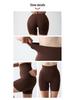 Nude Yoga Mid-Shorts mit extra hohem Bund, nahtlosem, weichem und glattem Tragegefühl