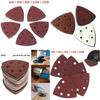 Versatile Triangle Sandpaper With Flannelette Backing 6 Holes 90*90*90mm