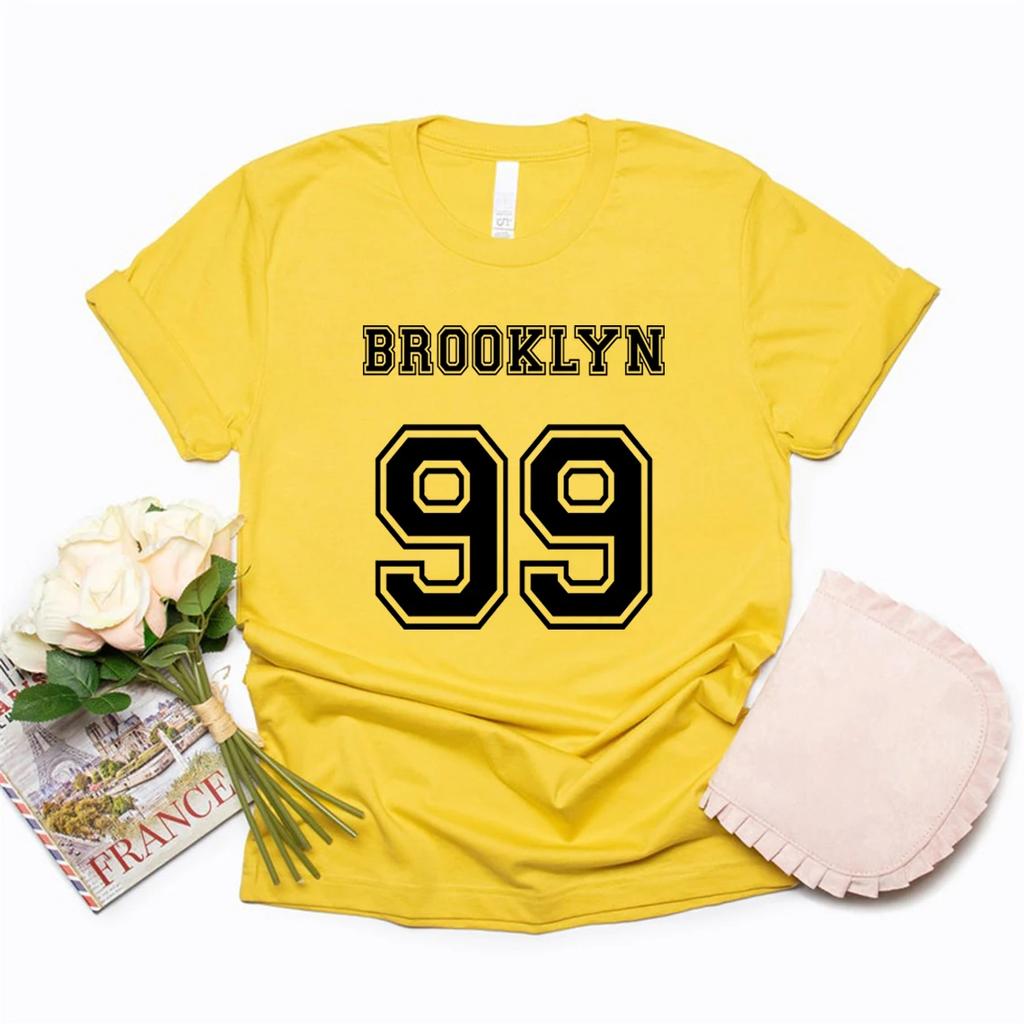 Brooklyn 99 T-Shirt Brooklyn Nine Nine TV Show Shirt Precinct T Shirt Women Graphic T Shirts Short Sleeve Tees Streetwear Tops