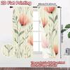2D FLAT PRINTING 2pcs Curtains (Without Rod) Floral Spring Design(5) New Year Festival Minimalist Curtains Yarn Curtains Home