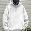 Yu Wenle Retro Hoodie - Men's Trendy Heavyweight Pullover for Spring & Autumn