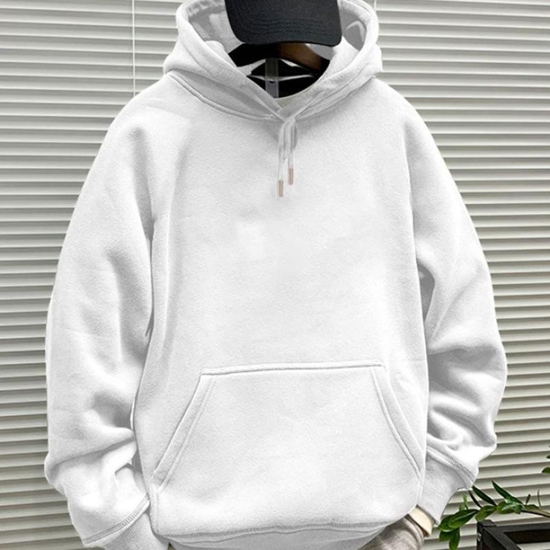 Yu Wenle Retro Hoodie - Men's Trendy Heavyweight Pullover for Spring & Autumn