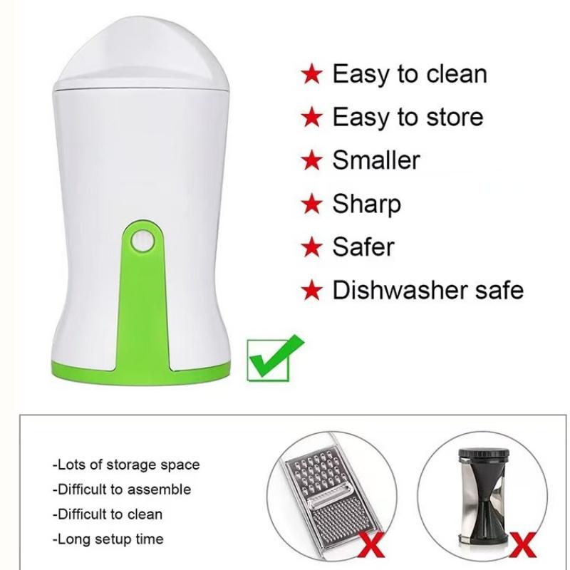 Multifunktions-Drehschneider Manuell Obst Gemüse Spiralschneider Geriebene Gurke Spaghetti-Maker Küchenwerkzeuge Gadget