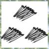 Premium-Nylon Push Mount Car Dome Cable Zip Tie, 162Mm Length, 60 Pcs, Black