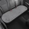 1pc Cartoon Bear Car Seat Cover Linen Anti-Slip Breathable Auto Single Pad Universal Car Square Seat Rear Seat Back Cushion