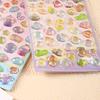Cute 3D Puffy Stickers Kawaii Resin Animal Cartoon Sticker Tiny DIY Stickers for Scrapbooks Laptops Water Bottles