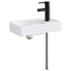Bathroom Sink Matte Black 40.5 X 22.5 X 11.5 Cm