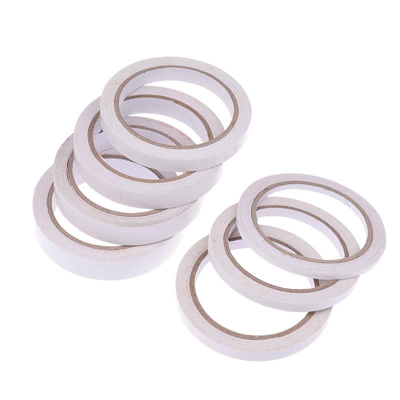 2Rolls 17M Double Sided Tape Strong Double Faced Powerful Hand Tearing Adhesive Tape For Mounting Fixing Pad Sticky Paper