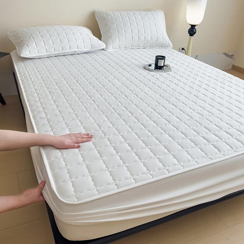 

Three-proof Quilted Fitted Sheet, Urine-proof, All-inclusive Bed Cover, Single-piece Mattress Cover, Protective Cover, Suitable for All Seasons 90 * 200